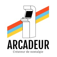 Arcadeur - Créateur de nostalgie logo - Similar company to Flex Arcade