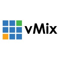 vMix logo - Similar company to Newtek - Now Vizrt