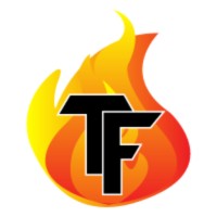 Throwflame logo - Similar company to Pongbot