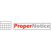 Proper Notice