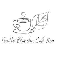 Feuille Blanche, Café Noir logo - Similar company to Videt - ویدت