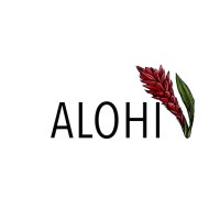 ALOHI Hawaii Cosmetics logo - Similar company to Honua Hawaiian Skincare