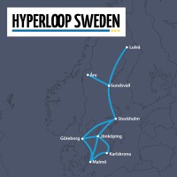 Hyperloop Sweden logo - Similar company to Efla Kevan Shaw Lighting Design