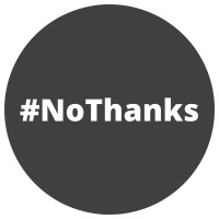 The #NoThanks Movement logo - Similar company to Bashsquare