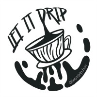 Let it drip logo - Similar company to Mae Coffee Liaison