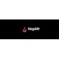 MegaMit Mitsubishi logo - Similar company to Auto Baltic Volvo Dealers