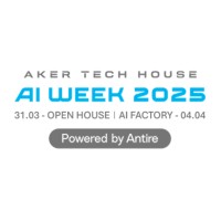 AI WEEK 2025 @Aker Tech House - Powered by Antire logo - Similar company to Antire