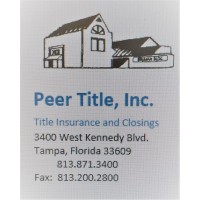PEER TITLE INC logo - Similar company to Burnett Law, P.A.