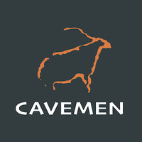 CAVEMEN FILM logo - Similar company to Llds Entertainment