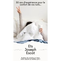 Matelas latex naturel- Société Joseph Escot logo - Similar company to Matelas'Mousse