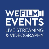 We Film Events - Live Streaming & Videography logo - Similar company to Inspired Image Picture Company