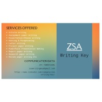 ZSA WRITING Key logo - Similar company to Ludus