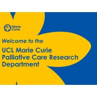 Marie Curie Palliative Care Research Department, UCL logo - Similar company to Compassionate Communities Uk - Registered Charity 1167511