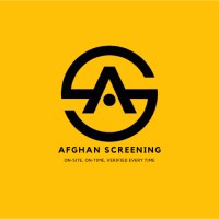Afghan Screening logo - Similar company to Stewandy Cleaners Inc.