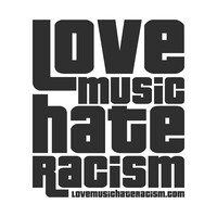 Love Music Hate Racism logo - Similar company to Ninja Records Ltd.