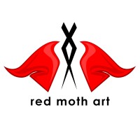 Red Moth Art