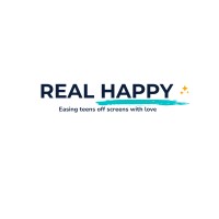 REAL HAPPY logo - Similar company to Just Wright Copy
