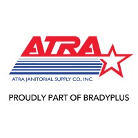 ATRA Janitorial Supply, Proudly Part of BradyPLUS logo - Similar company to Sunbelt Packaging, Proudly Part Of Bradyplus