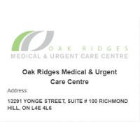 Oak Ridges Medical and Urgent Care Centre logo - Similar company to Childtech Lab