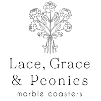 Lace, Grace & Peonies Marble Coasters logo - Similar company to Marblellous