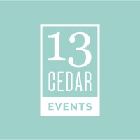 13 Cedar Events