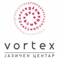 Vortex Language Centre (Јазичен центар „Вортекс“) / Vortex Translations („Вортекс преводи“) logo - Similar company to Santo Stef - S
