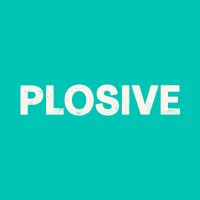 Plosive logo - Similar company to Podmasters