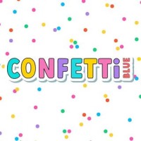 Confetti Blue