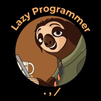 Lazy programmer logo - Similar company to Shitpost&Co