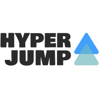 Hyper Jump logo - Similar company to I Heart Content 💜