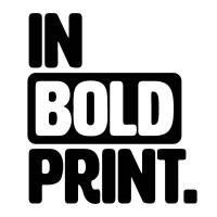 IN BOLD PRINT logo - Similar company to Vc 414