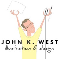 John K. West Graphic Design & Illustration logo - Similar company to Skye Corp Industries