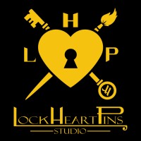 Lock Heart Pins Studio