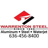 Warrenton Steel -Metal Distributor - Waterjet Cutting logo - Similar company to Cornice Construction, Llc