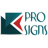 Pro Signs logo - Similar company to Universal Graphics Ltd
