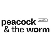 Peacock & the worm logo - Similar company to Hunty Projects
