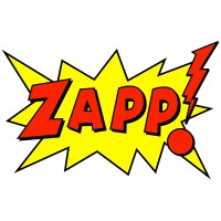 Zapp Comics logo - Similar company to Gr8 Balloon