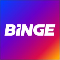 BINGE logo - Similar company to Streamotion