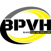 Black Plant and Vehicle Hire logo - Similar company to Brexons Workwear
