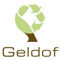 Geldof Recycling logo - Similar company to G-Bloc - Compressed Pallet Blocks - Wood Pallet Block -