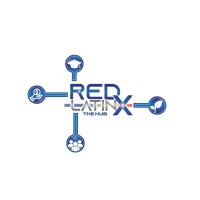 Red LatinX The Hub logo - Similar company to Comprehend.Us