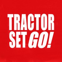 Tractor, Set, GO! logo - Similar company to Sand Sailor Studio
