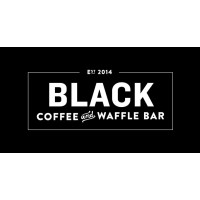 Black Coffee and Waffle Bar logo - Similar company to Henle Printing Company