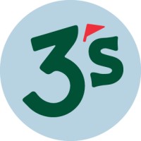 3's Golf logo - Similar company to 8Am Golf