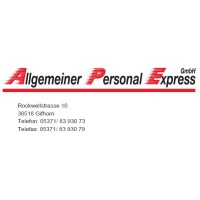 APE Allgemeiner Personal Express GmbH logo - Similar company to Kfz-Igerl E.K.