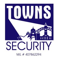 Towns Security | Electronic Security System Supplier | CCTV | Access Control | Alarm | Back to Base logo - Similar company to Security1 (S1)