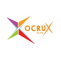 Ocrux Studios logo - Similar company to Phin. Retail Design.