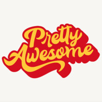Pretty Awesome logo - Similar company to Bookend Creative