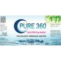 PURE 360 Packaged Drinking Water logo - Similar company to Lucerne Waters Private Limited