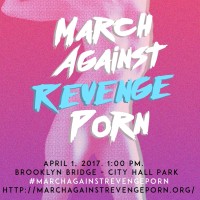 March Against Revenge Porn logo - Similar company to Social ㏌Justice Warriors            Porn✳ 🍑⃢̈́